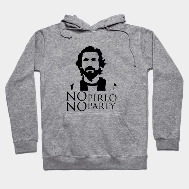 NO Pirlo NO Party Hoodie by santymartinez8